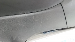 Console center armrest and cup holders Chevrolet Volt 16 - black, blue stitching, scratches, cracks, broken fasteners