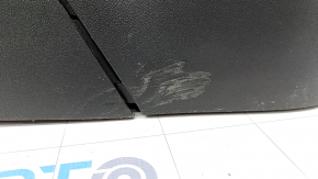 Console center armrest and cup holders Chevrolet Volt 16 - black, blue stitching, scratches, cracks, broken fasteners