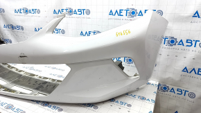 Front bumper bare Chevrolet Volt 16 - white, worn, cracks in fasteners