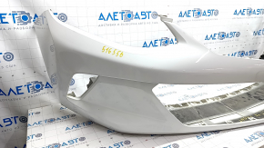 Front bumper bare Chevrolet Volt 16 - white, worn, cracks in fasteners
