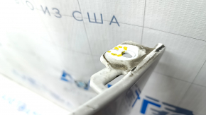 Front bumper bare Chevrolet Volt 16 - white, worn, cracks in fasteners