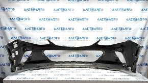 Front bumper bare Chevrolet Volt 16 - white, worn, cracks in fasteners