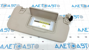 Right visor Ford Escape MK4 20-22 beige, without hook, for backlight