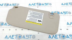 Right visor Ford Escape MK4 20-22 beige, without hook, for backlight
