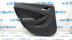 Door trim card rear left Chevrolet Volt 16- black, armrest rubber black, scratches