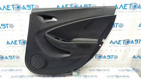 Door trim card rear right Chevrolet Volt 16- black, armrest rubber black, scratches