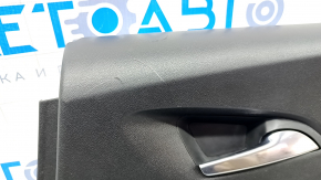 Door trim card rear right Chevrolet Volt 16- black, armrest rubber black, scratches