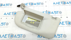Left visor Ford Escape MK3 13-19 gray, with backlight, with control, without hook