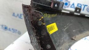 Front bumper lip Ford Escape MK4 20-22 without parking sensors, structure, broken fastening, torn, scratches
