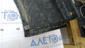 Front bumper lip Ford Escape MK4 20-22 without parking sensors, structure, broken fastening, torn, scratches
