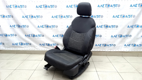 Driver's seat Chevrolet Volt 16- without airbag, mechanic, cloth black blue stitching, rusty runners