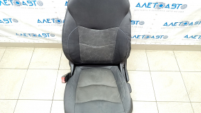 Driver's seat Chevrolet Volt 16- without airbag, mechanic, cloth black blue stitching, rusty runners