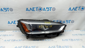Front right headlight complete Audi A5 F5 17- LED, housing melted, glass melted, sand