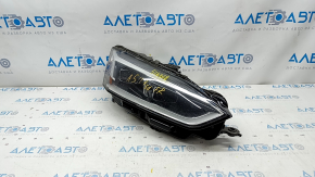 Front right headlight complete Audi A5 F5 17- LED, housing melted, glass melted, sand