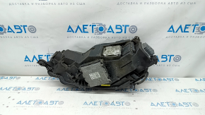 Front right headlight complete Audi A5 F5 17- LED, housing melted, glass melted, sand