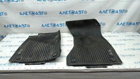 Set of floor mats for Audi A5 F5 17- 5D rubber black