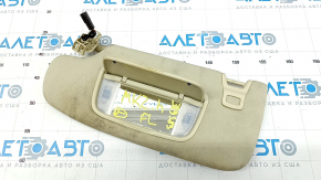 Left visor Lincoln MKZ 13-16 beige, with control, for backlight, without hook, for dry cleaning