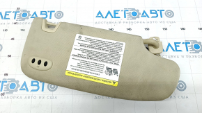 Left visor Lincoln MKZ 13-16 beige, with control, for backlight, without hook, for dry cleaning
