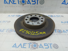 Front right brake disc VW Jetta 11-18 USA 290/25mm