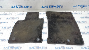 Set of floor mats for Ford Escape MK4 20-22 cloth black, dry cleanable