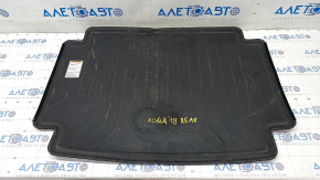 Trunk carpet Hyundai Kona 18-23 black, cloth