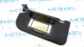 Left visor Lincoln MKC 15 - black, with control, without hook