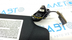 Left visor Lincoln MKC 15 - black, with control, without hook, broken fastening