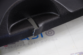 Mini Cooper Countryman R60 10-16 black lower trunk door trim cracked, worn