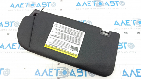 Right visor Lincoln MKC 15 - black, no hook, broken pin