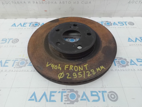 Front right brake disc Toyota Camry v40 295/28mm rusty