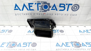 Air duct deflector front panel passenger Audi A6 C7 16-18 black, with chrome trim