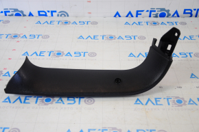 Left trunk door trim Mini Cooper Countryman R60 10-16 black worn, broken guides