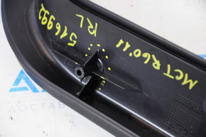 Left trunk door trim Mini Cooper Countryman R60 10-16 black worn, broken guides