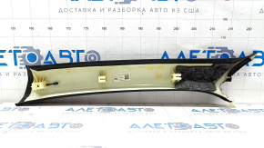 Front pillar trim upper right Audi A6 C7 16-18 rest black