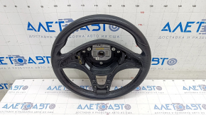 Steering wheel bare Mercedes GLC 16-19 leather black without heating, worn