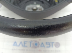 Steering wheel bare Mercedes GLC 16-19 leather black without heating, worn