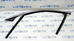 Front left door glass seal Mercedes GLC 16-22 with chrome molding