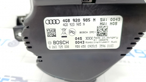 Instrument cluster Audi A6 C7 16-18 rest without night vision and projection, 133k