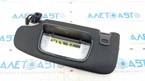 Left visor Lincoln MKX 16-18 black, without hook