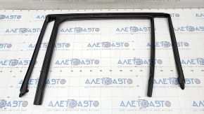 Rear right glass seal Mercedes GLC 16-22 with chrome molding