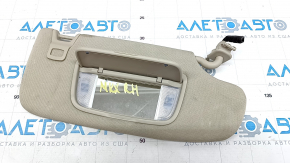Right visor Lincoln MKX 16 - light gray, without hook, dry cleanable