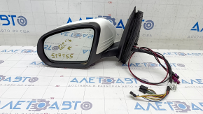 Side mirror left Mercedes GLC 16-22 7+9+2+2 turn signal, auto-dimming, heated, backlight, white