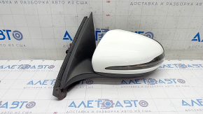 Side mirror left Mercedes GLC 16-22 7+9+2+2 turn signal, auto-dimming, heated, backlight, white