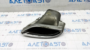 Muffler tip left Mercedes GLC 300/350e/43 16-19 chrome, oval