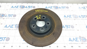 Brake disc rear right Audi A6 C7 12-18 330/22mm