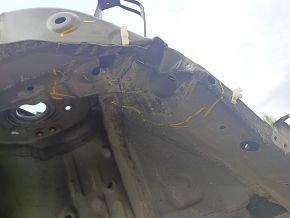 Front right quarter Infiniti JX35 QX60 13- black, on the body, dented