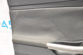 Door trim card front left Ford Focus mk3 15-18 black with black insert cloth, Titanium, worn, needs cleaning
