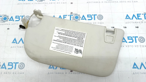 Right visor Ford Focus mk3 11-18 1 light gray, without hook, for dry cleaning, broken mount