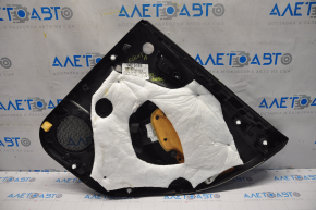 Door trim card rear left Ford Focus mk3 15-18 black with black insert cloth, Titanium, under tweeter