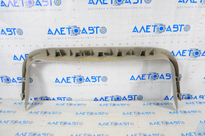 Upper trunk door trim Dodge Grand Caravan 11-20 under electric gray, plastic turned white, scratch
